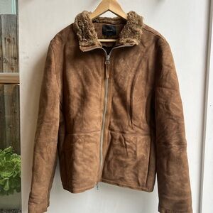 Vince Brown Shearling Jacket - Never Worn